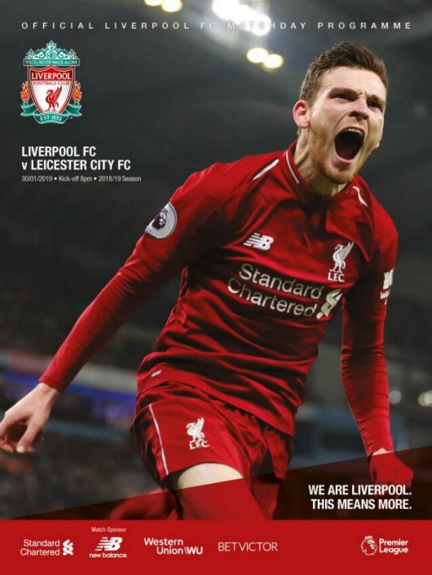 LIVERPOOL v LEICESTER CITY 2018/19